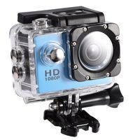 Action Camera 4K WiFi Waterproof 30m Outdoor Sports Video DV Camera 1080P Full HD LCD Mini Camcorder with 900mAh Rechargeable Batteries and Mounting Accessories Kits(Blue)