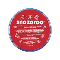 Snazaroo, Bright Red 1118055 Classic Face Paint, 18ml
