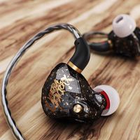 in Ear Headphones Earbuds, OperaFactory OS1 Over Ear Buds Gaming Earbuds IEM 3.5mm Stereo in Ear Earphone Premium Bass Noise Isolating with Mic Microphone for Running Sports Workout