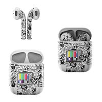 Skin Decals for Apple AirPods - TV Kills Everything - Sticker Wrap Fits 1st and 2nd Generation