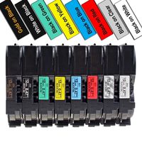 Airmall Compatible TZ TZe Standard Laminated Label Tape,1/2 Inch x 26.2 Feet,for TZe-131 TZe-231 TZe-431 TZe-531 TZe-631 TZe-731 TZe-334 TZe-335 Work with Ptouch PT-H110, PT-D210 8 Pack Combo Set