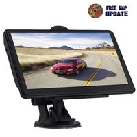 GPS Navigation for car 7-inch HD Display 256MB-8GB Real Voice Broadcast Route Loading North America Map Contains (United States Canada Mexico Map) Lifetime Map Free Update