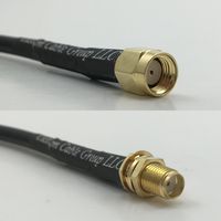 50 feet RFC240 KSR240 RP-SMA MALE to SMA FEMALE Pigtail Jumper RF coaxial cable 50ohm Quick USA Shipping