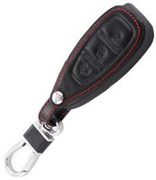 Rpkey Leather Keyless Entry Remote Control Key Fob Cover Case protector For Ford Mondeo Focus 3 MK3 ST Kuga Fiesta Escape Ecosport Titanium B-Max Grand C-Max S-Max Galaxy