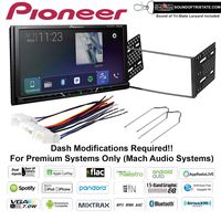 Pioneer MVH-AV251BT 7" Digital Media Receiver with Apple CarPlay and Android Auto Fits 01-04 Ford Escape, 00-04 Excursion, 99-04 F-150 and 01-03 Mustang Bundle with Sound of Tri-State Lanyard