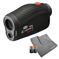 Leupold GX-1i3 Golf Rangefinder Bundle with PlayBetter Microfiber Cloth & Extra CR2 Battery | Includes Laser Rangefinder, Microfiber Cleaning Towel, Carrying Case & Two (2) CR2 Batteries