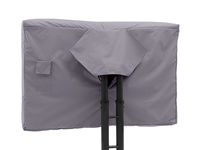 Covermates - Outdoor TV Cover - Fits 65 to 68 Inch TV's - Elite - 300 Denier Stock-Dyed Polyester - Full Coverage - Front Interior Fleece Lining - 3 YR Warranty - Water Resistant - Charcoal