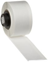 Brady PTL-23-427 TLS 2200/TLS PC Link 4" Height, 1" Width, B-427 Self-Laminating Vinyl, White And Translucent Color Label (100 Per Roll)