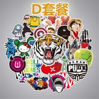 Tmrow 100pcs Cool Graffiti Decals Vinyls Stickers Perfect to Car Motorcycle Bicycle Skateboard Laptop Luggage Bumper