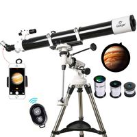 Gskyer Telescope, EQ901000 Astronomy Telescope, German Technology Refractor Telescope (Renewed)