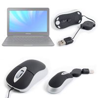 DURAGADGET Mini USB Laptop Mouse with Handy Scroll Function - Suitable for Samsung Chromebook 3 (2016)