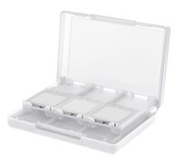 AmazonBasics Nintendo 3DS Game Card Storage Case Holder with 24 Cartridge Slots - 3 x 5 x 1 Inches, White