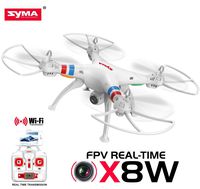 Syma X8W 2.4Ghz 4CH RC Headless FPV (Real Time) Quadcopter with Wifi Camera - White