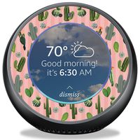 MightySkins Skin Compatible with Amazon Echo Spot - Cactus Garden | Protective, Durable, and Unique Vinyl Decal Wrap Cover | Easy to Apply, Remove, and Change Styles | Made in The USA