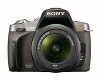 Sony Alpha A380L 14.2 MP Digital SLR Camera with  Super SteadyShot INSIDE Image Stabilization and 18-55mm Lens