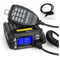 QYT KT-8900D (Upgraded 2nd Gen.) 25W Dual Band Mini Mobile Transceiver Two-Way Radios136~174/400~480MHz Quad Standby Amateur Car Radio