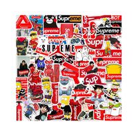 MOGOCO Street Fashion Sticker Decals(50pcs), Laptop Vinyl Stickers for Waterproof Skateboard Snowboard Car Bicycle Luggage Decal