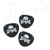 Felt Pirate Eye Patches 1 Dozen