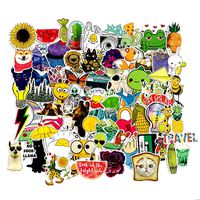 Laptop Sticker Pack 70 Pcs for Water Bottles Sticker Unique Cool Vsco Stickers for Hydro Flask Notebook Guitar Skateboard Travel Kid Adults DIY Bedroom Vinyl Stickers Waterproof