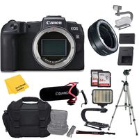 Canon EOS RP Mirrorless Digital Camera with Mount Adapter + Pro Accessory Kit