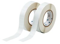 Brady THT-59-492-10 1" Width x 0.5" Height, B-492 Polyester, Matte Finish White Freezerbondz Thermal Transfer Printer Label (10000 per Roll)