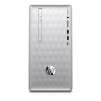 HP Pavilion 590 Desktop - 8th Gen Intel Core i7-8700 6-Core up to 4.60 GHz, 32GB DDR4 Memory, 256GB SSD + 2TB SATA Hard Drive, 2GB AMD Radeon RX 550 Graphics, DVD Writer, Windows 10, Silver