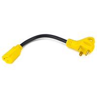 Proline Power RV Electrical Cord Adapter 15 Amp Female to 30 Amp Male with Easy Removal Handle