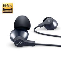 TCL ELIT200 In-Ear Earbud Noise Isolating Wired Headphones with Built-in Mic - Midnight Blue