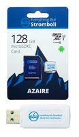 Everything But Stromboli 128GB Azaire MicroSD Memory Card & Adapter Works with Samsung Galaxy Phones Note Series Note 8, Note 9, Note 10+ Speed Class 10, U3, UHS-1, SDXC Plus 1 Micro & SD Card Reader