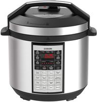 COSORI CP016-PC Electric 6 Qt 8-in-1 Instant Stainless Steel Pot Pressure Cooker, 6 Quart