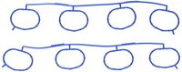 Fel-Pro MS96672 Intake Manifold Gasket Set