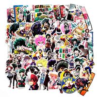 Bowinr My Hero Academia Car Stickers, Anime Vinyl Waterproof Bumper Sticker for Phone, MacBook, Laptop, Car, Lugguage, Window, Wall and More (140pcs)