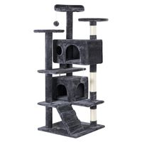 Yaheetech 51in Cat Tree Tower Condo Furniture Scratch Post for Kittens Pet House Play