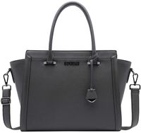 Laptop Bag for Women,15.6 Inch Multi Pocket Water Resistant Laptop Briefcase Versatile Work Tote Bag for School Business Travel Shopping,Gray