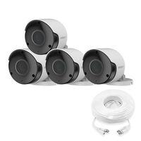 Wisenet SDC-89445BF-4PK - 5MP Super HD Weatherproof Bullet Camera (4 Pack)