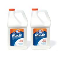 Elmer's Glue-All Multi-Purpose Liquid Glue, Extra Strong, 1 Gallon, 2 Count - Great for Making Slime