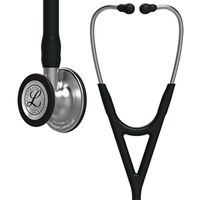 3M Littmann Cardiology IV Diagnostic Stethoscope,  Standard-Finish Chestpiece, Black Tube, Stainless Stem and Headset, 27 inch, 6152