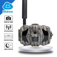 Boly 4G Wireless Hunting Camera 36MP 1080p HD Lighting Fast Transfer Speed Game Camera, Support for Solar and External Power, 2.3" LCD Display Waterproof Trail Camera