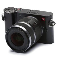 YI 4K Video 20 MP Mirrorless Digital Camera with LCD Touchscreen, Wi-Fi, Bluetooth, Interchangeable Lens 12-40mm F3.5-5.6 - Black