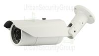 USG 1080P HD IP Bullet Security Camera, PoE, 2MP, 2.8-12mm Varifocal Lens, IP66 Weatherproof Vandalproof, 42 IR LEDs, Perfect for Home & Business Video Surveillance