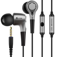 Gritin Earphones, in Ear Headphones Compatible with iPhone and Samsung with High Sensitivity Microphone - Super Heavy Bass, Noise Isolating, High Definition, Pure Sound