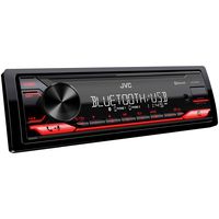 JVC KD-X270BT Digital Media Receiver Featuring Bluetooth, Front USB, JVC Remote App Compatibility