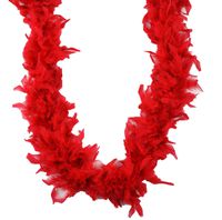 Pack of 3 Cranberry Chandelle Boas 72"