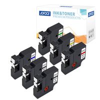 Jofoce Compatible DYMO D1 Label Tapes DYMO 45010 45013 45016 45017 45018 45019 Combo Set, 1/2 Inch x 23 Ft Work with DYMO LabelManager 160, 210D, 210D Kit, 260P, 280, 360D, 420P, 450D