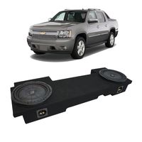 Compatible with 2002-2013 Chevy Avalanche Underseat Kicker CompVT CVT12 Dual 12" Sub Box Enclosure New - Final 2 Ohm
