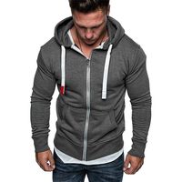 Simayixx Men Hoodies Pullover, Men's Fashion Workout Sweatshirts Plus Size Adjustable Hood Solid Sweater Tops Outerwear