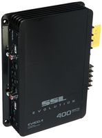 Sound Storm Laboratories EV400.4 Evolution 400 W, 4 Channel, 2 to 8 Ohm Stable Class A/B, Full Range Car Amplifier, Black
