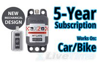 MyLaps X2 Transponder, Rechargeable, for Car/Bike, includes 5-Year Subscription