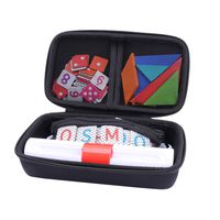 Storage Organizer Case for Osmo Genius Kit, fits OSMO Base/Starter/Numbers/Words/Tangram/Coding Awbie Game by Aenllosi (Black)