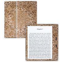MightySkins Skin Compatible with Amazon Kindle Oasis 7" (9th Gen) - Carved | Protective, Durable, and Unique Vinyl Decal wrap Cover | Easy to Apply, Remove, and Change Styles | Made in The USA